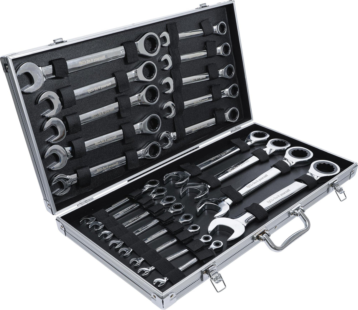 Terkšlinių raktų rinkinys | 6 - 32 mm | 22 vnt. (30009)