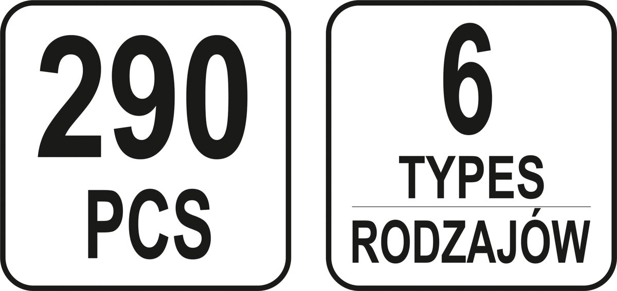 Automobilinis klipsų asortimentas BMW | 290 vnt. (YT-06661)