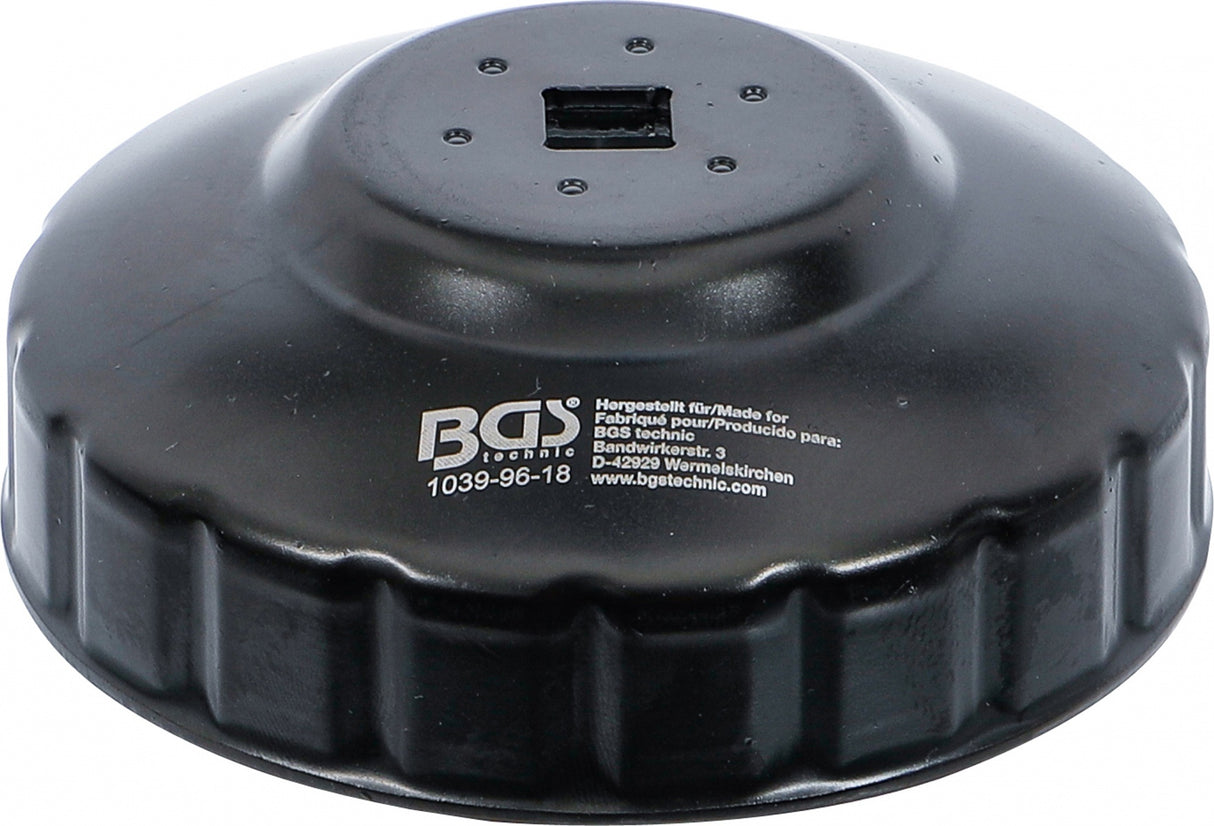 Lėkštelė tepalo filtrui | 18 kampų | Ø 96 mm | Renault, VW (1039-96-18)