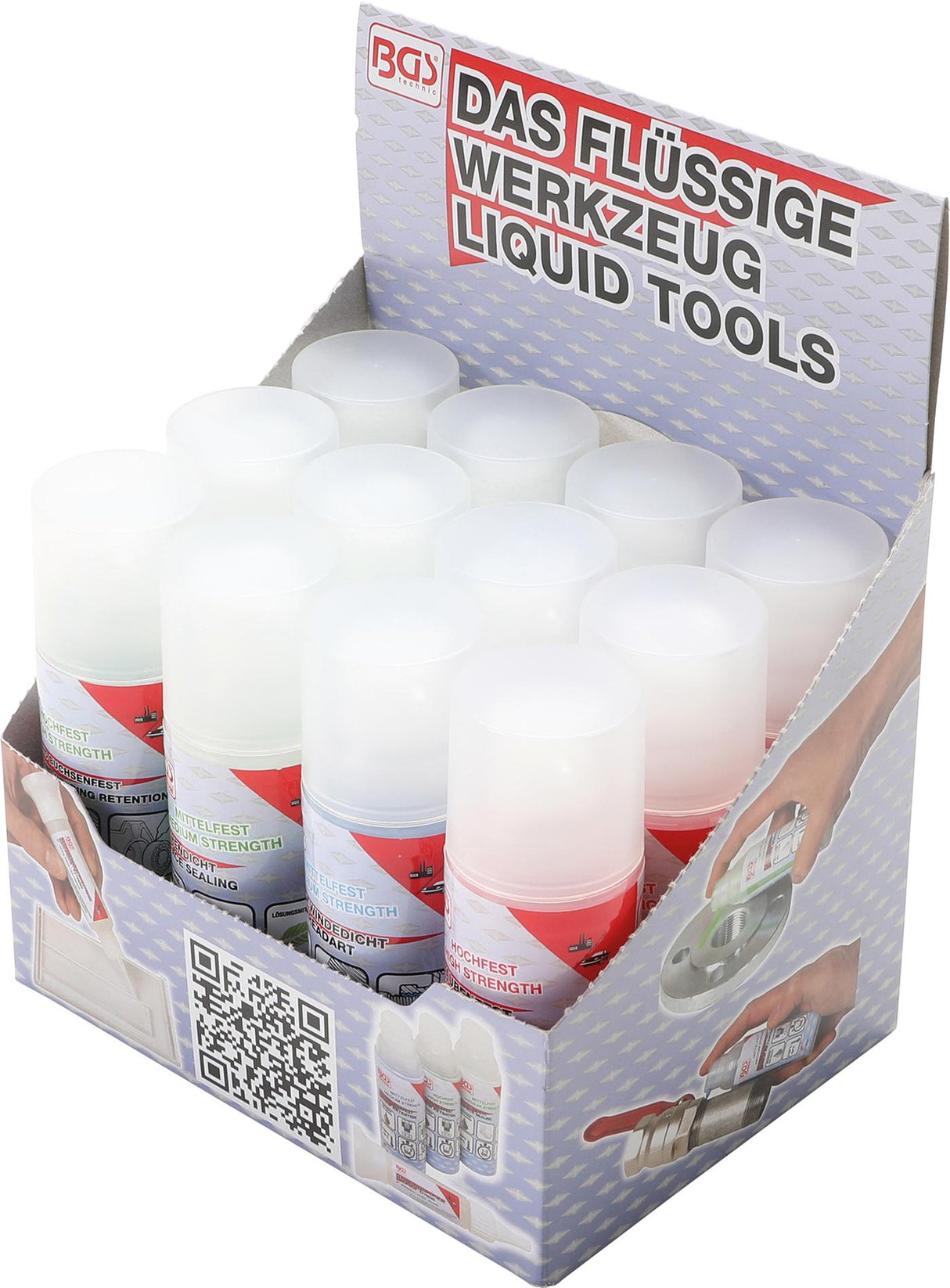 Įvairių skysčių ir hermetikų rinkinys | 12 vnt. (80600BGS)