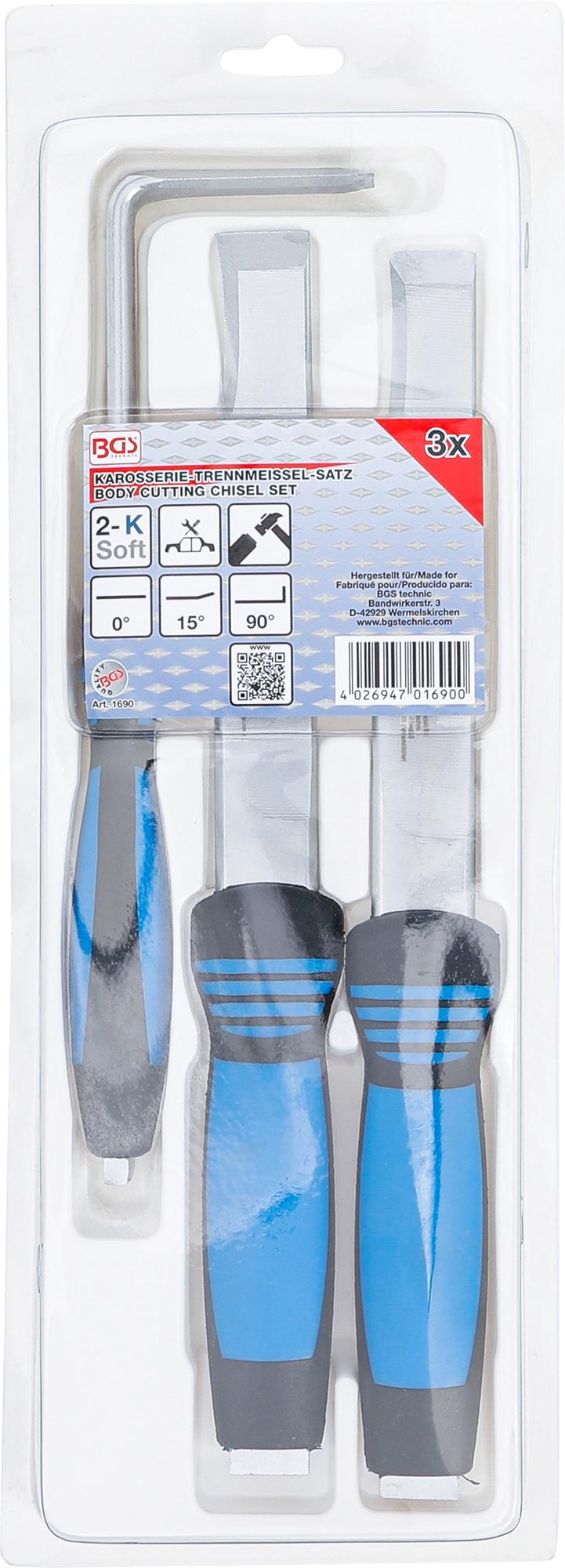 Kaltų rinkinys kėbulo gramdymui | 3 vnt. (1690)