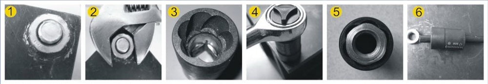 SOCKET SET FOR DAMAGED BOLTS | 17-19-21 MM | 3 PCS. (EH2405)
