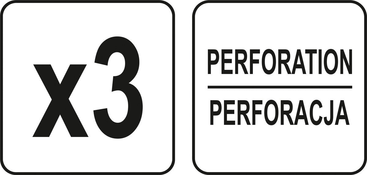 Šlifavimo diskas perforuotas | veliūras | šlifavimas be dulkių | 225 mm / P80 | 3 vnt. (YT-84601)