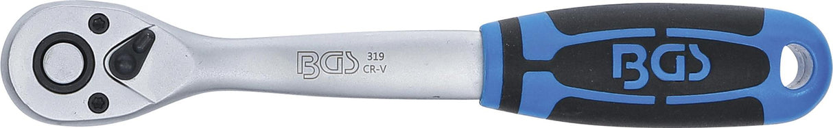 Rankena galvutėms terkšlinė | smulkūs dantukai | 10 mm (3/8") (319)