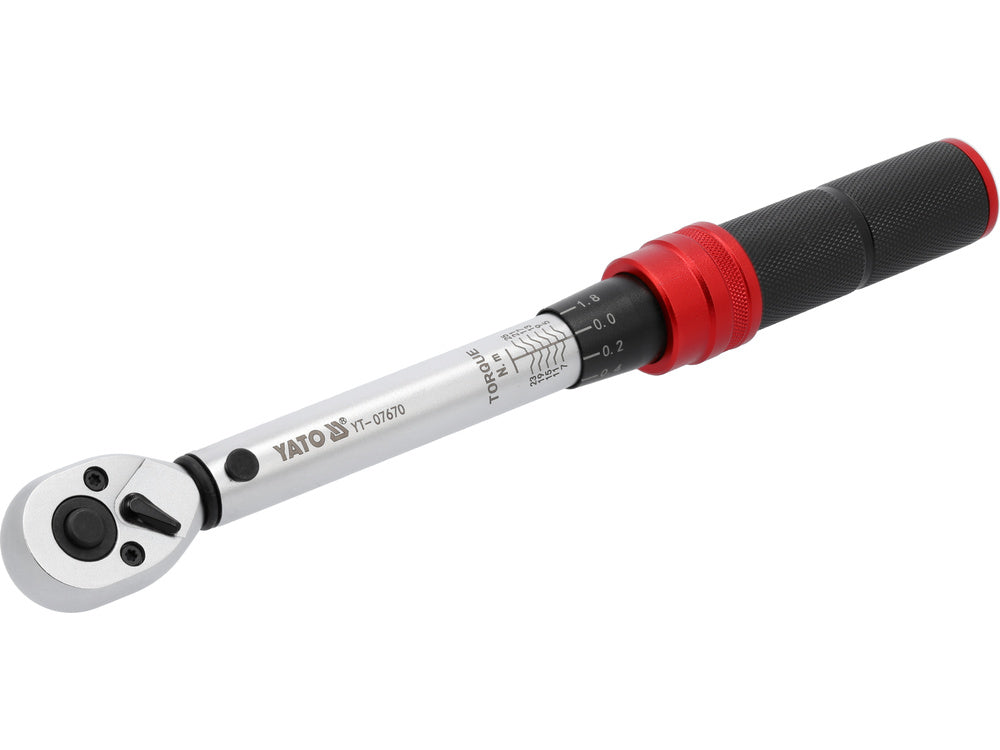 Dinamometrinis raktas | 6.3 mm (1/4") | 5 - 25 Nm (YT-07670)