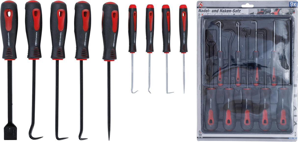 Adatų / ylų ir kablių rinkinys | 9 vnt. (798)