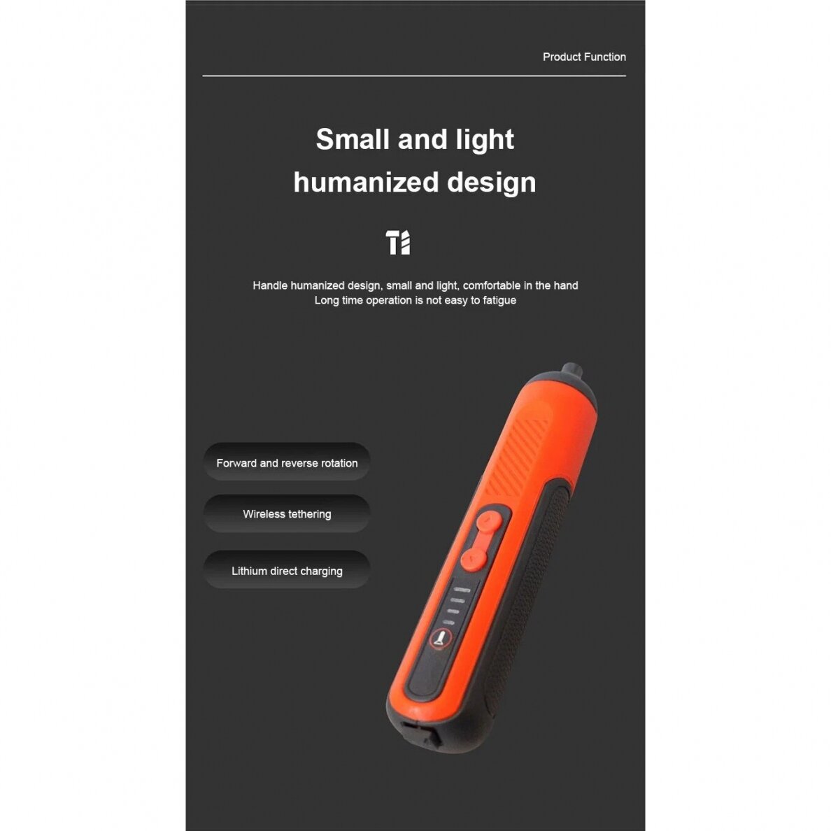 Akumuliatorinis atsuktuvas | USB | su antgalių rinkiniu | 24 vnt. (CES26)