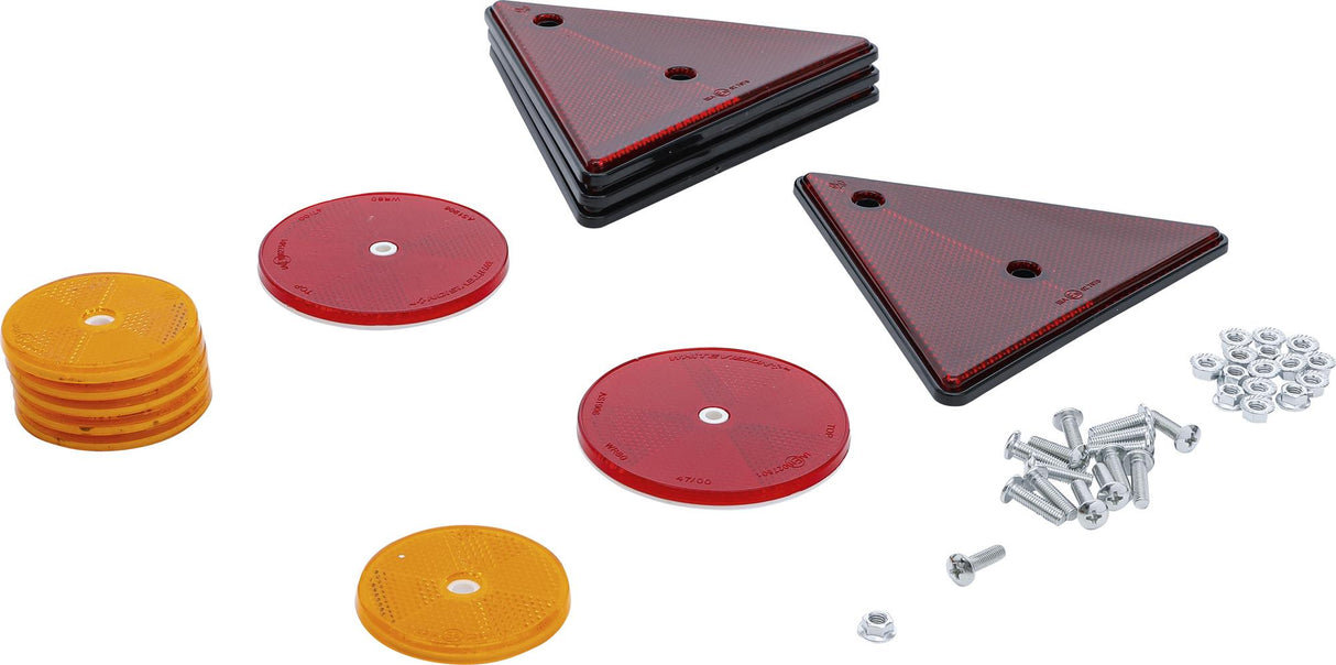 Priekabos atšvaitų komplektas | 12 vnt. (8635)