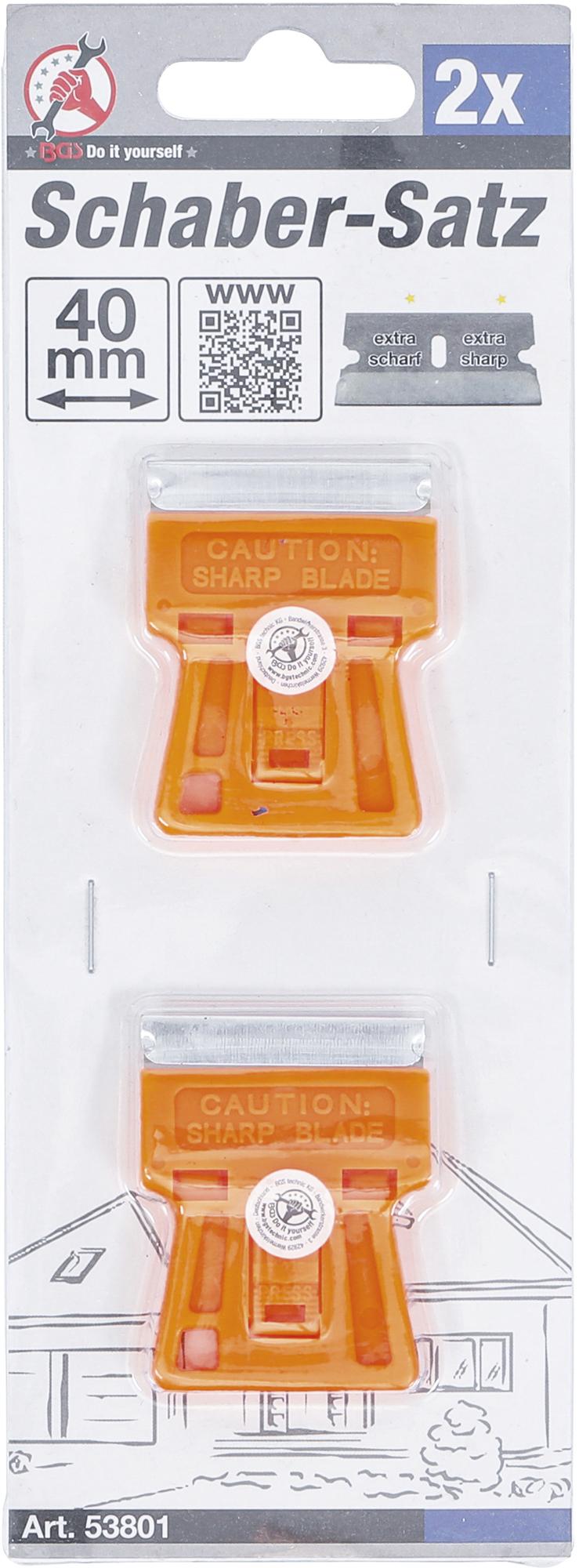 Gramdiklių rinkinys | 40 mm | 2 vnt. (53801)