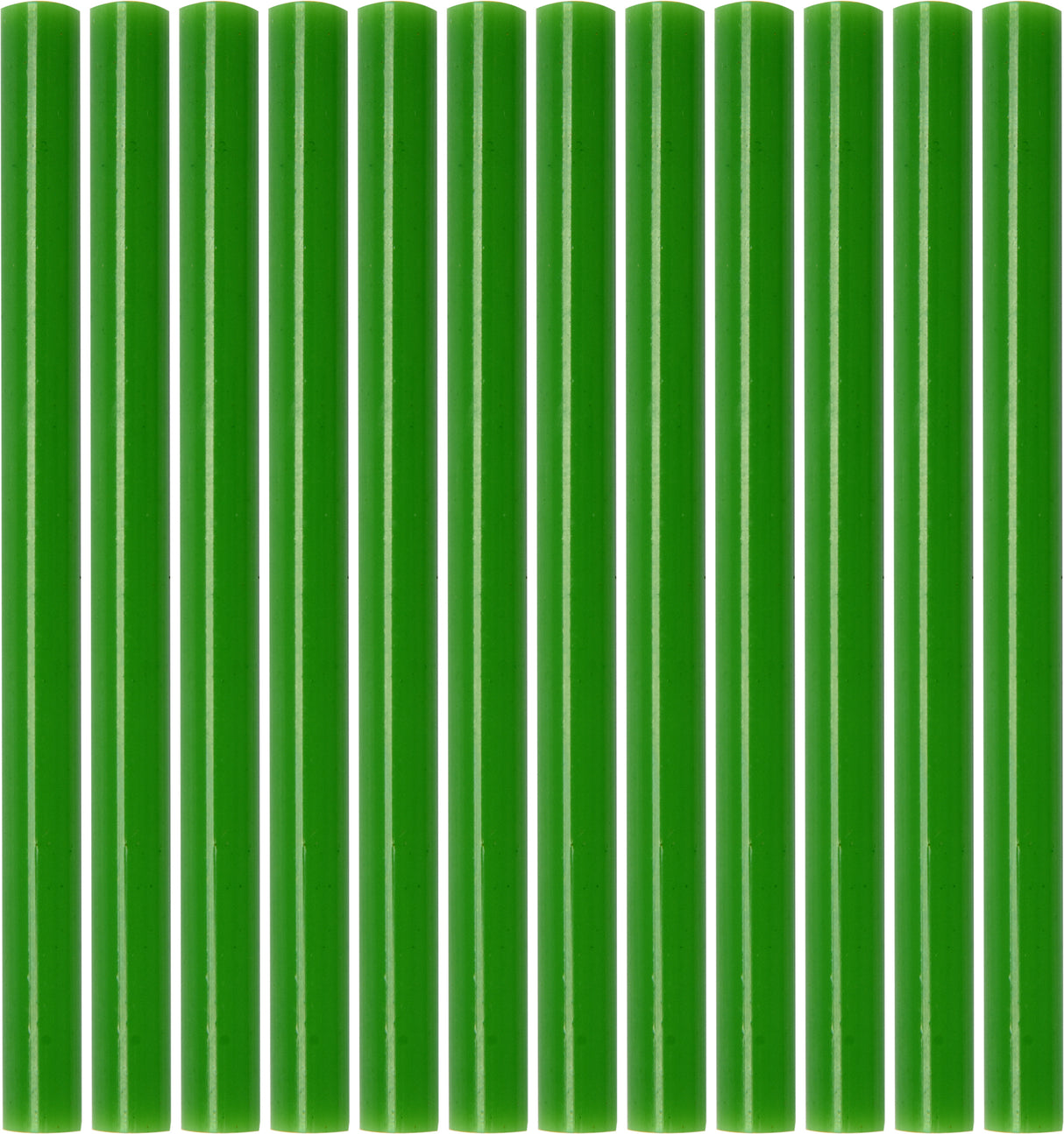 Karštų klijų lazdelės | žalios | 7,2X100 mm | 12 vnt. (YT-82444)