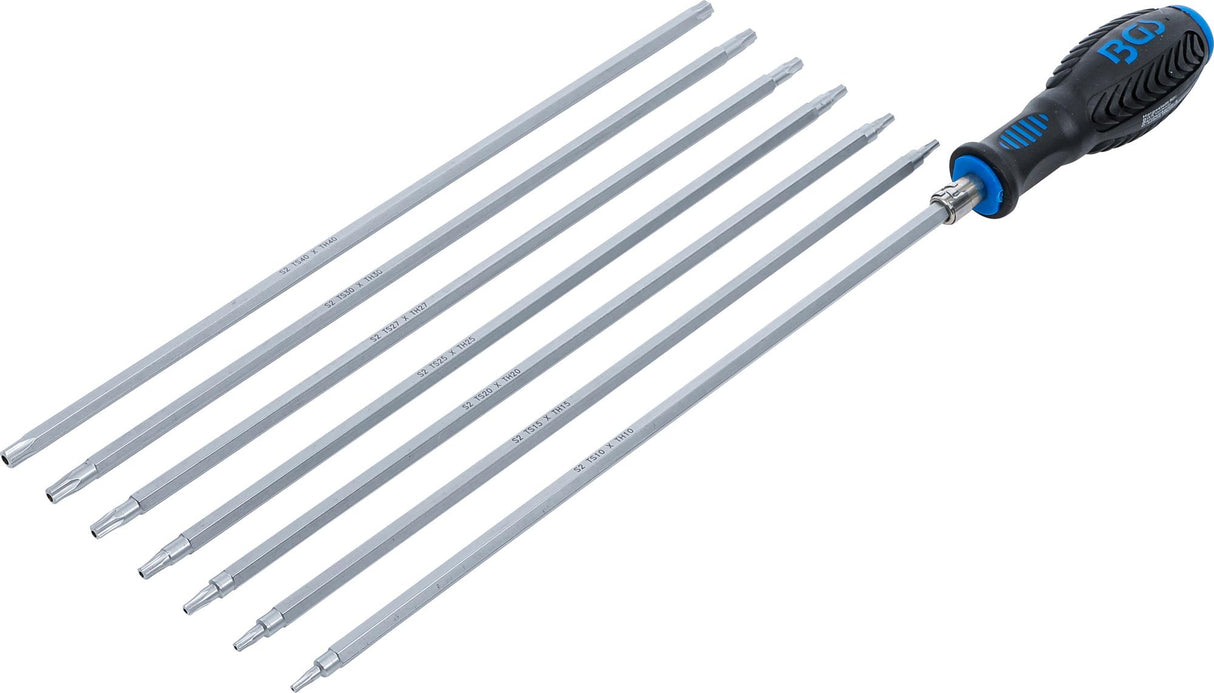 Atsuktuvų rinkinys su keičiamomis mentėmis | T-Star (Torx) / TS profilis (Torx Plus) | 8 vnt. (2325)