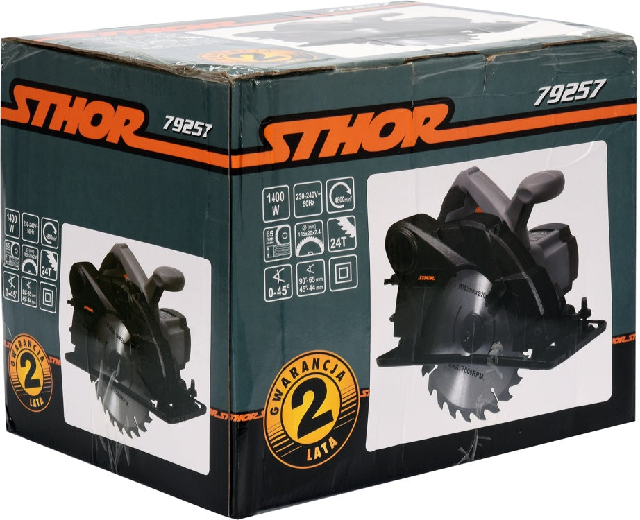 Elektrinis diskinis pjūklas 1400W | 185 mm (79257)