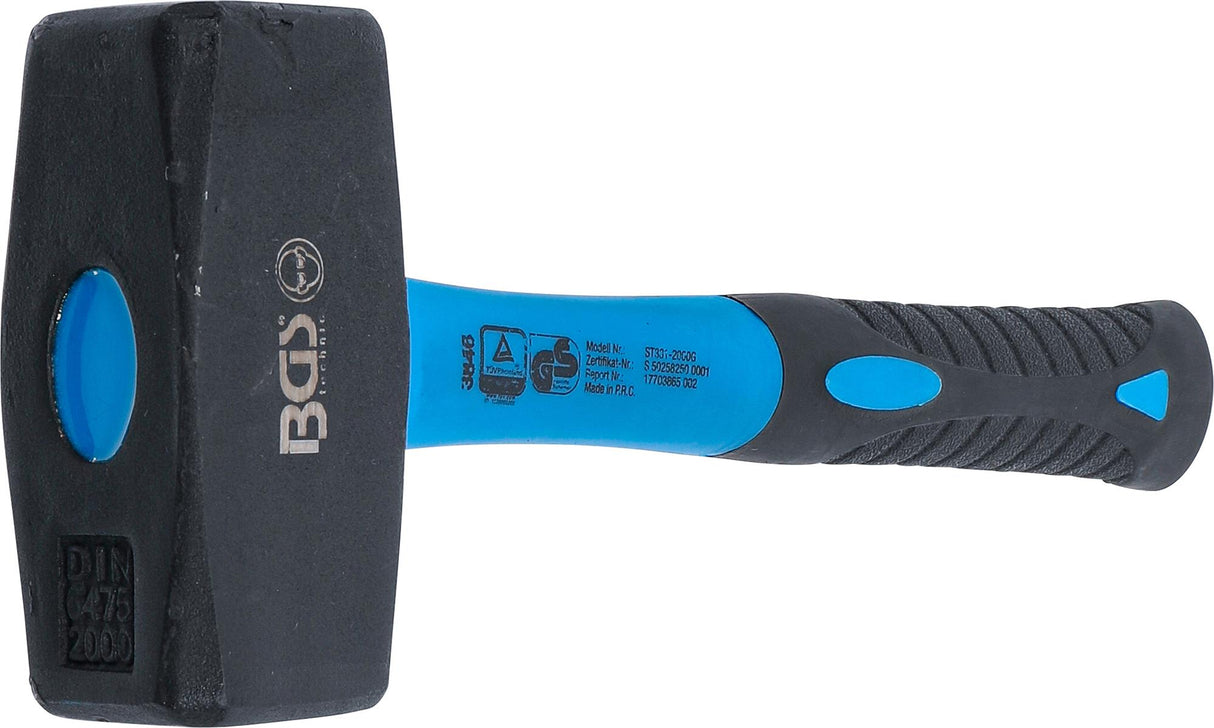 Kūjis stiklo pluošto rankena | DIN 6475 | 2000 g (3846)