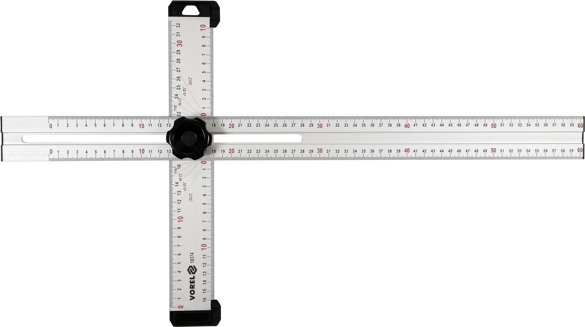 Kampainis reguliuojamas | aliuminis | 600 x 320 mm (18374)