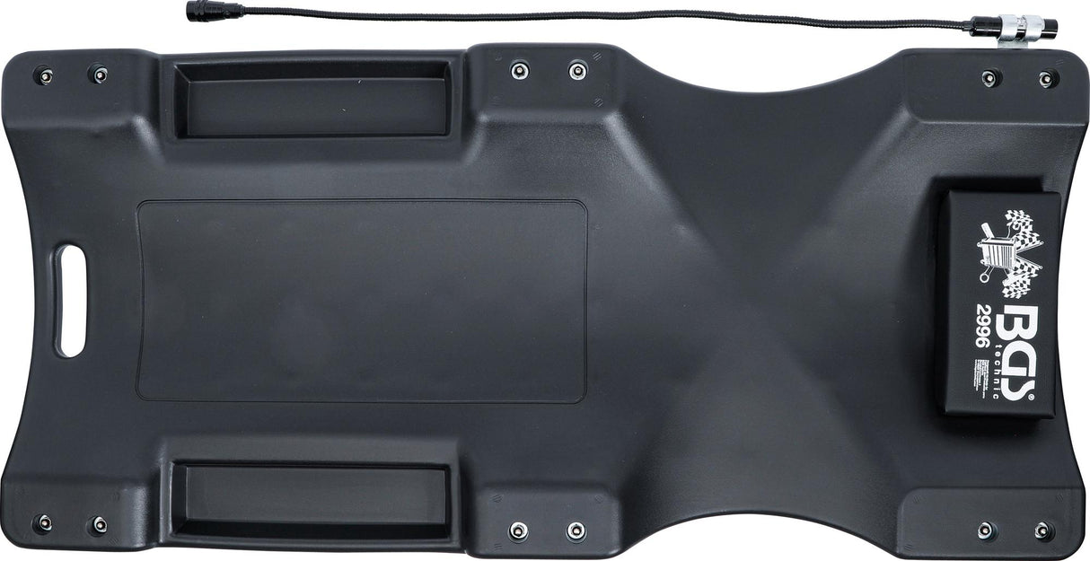 Gultas ant ratukų | su darbo žibintu | 1030 x 500 mm (2996)