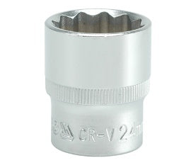 Galvutė dvylikakampė 1/2", 24mm (YT-1286)