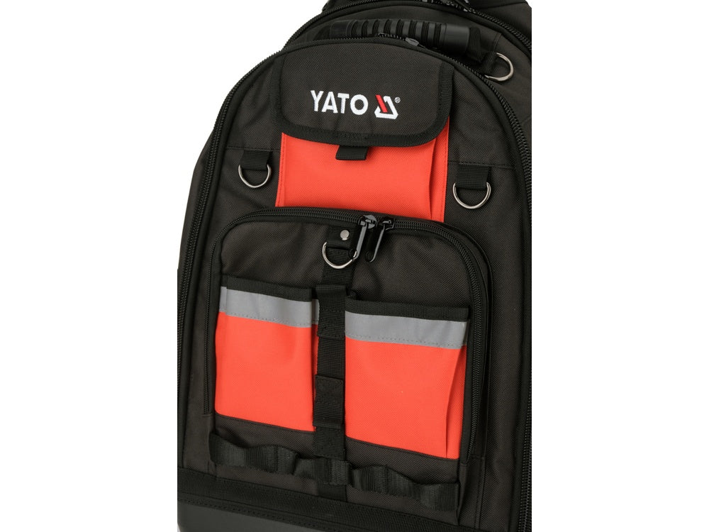 Kuprinė 370x230x570 mm | su ratukais | teleskopinė rankena | kietas pagrindas (YT-74288)