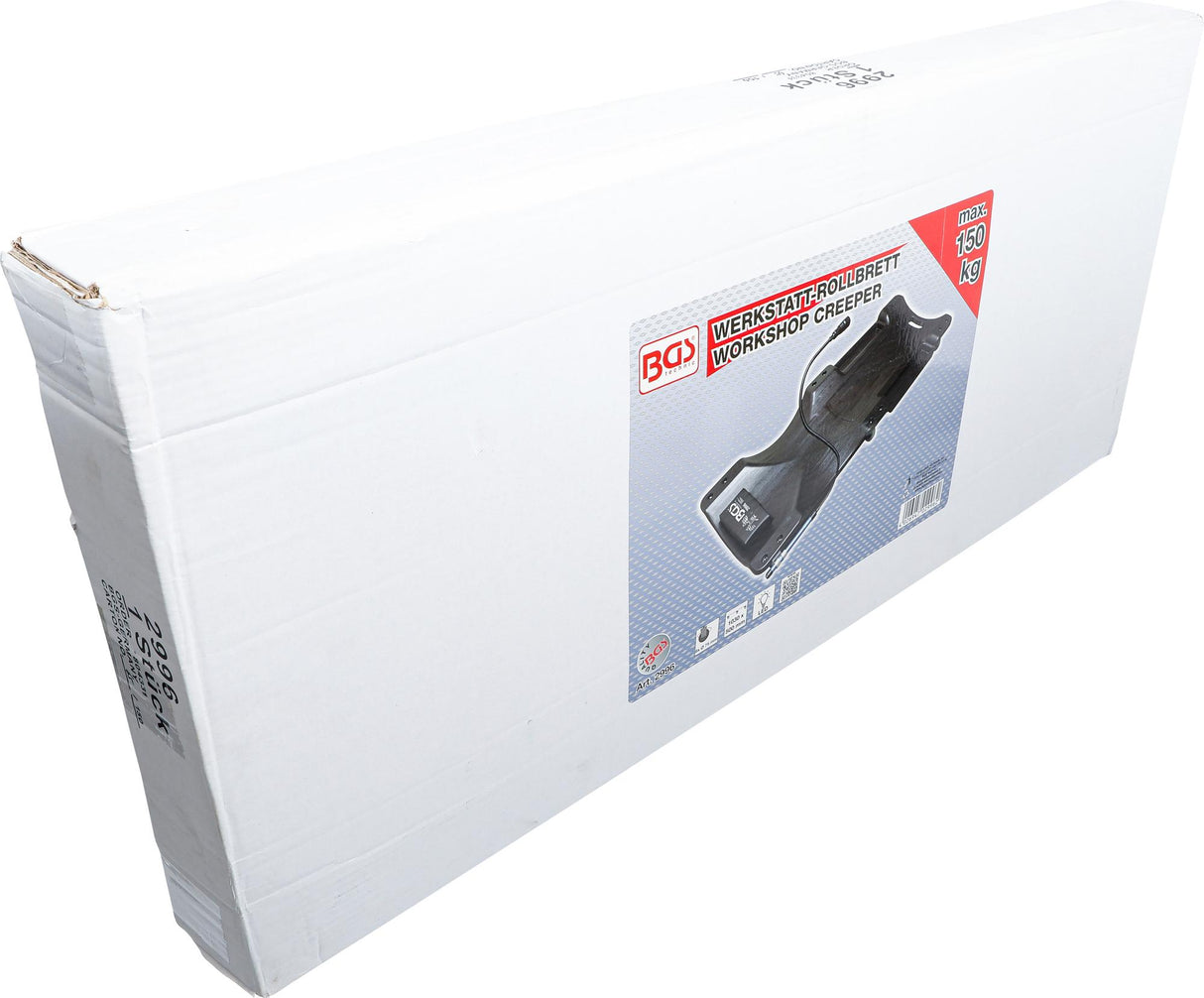 Gultas ant ratukų | su darbo žibintu | 1030 x 500 mm (2996)