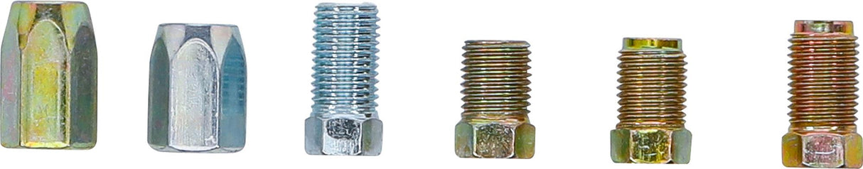 Stabdžių vamzdžių jungiamųjų detalių, jungiamųjų veržlių ir varžtų asortimentas | 135 vnt. (70341)