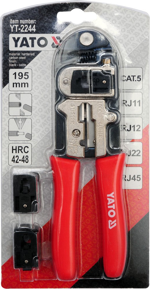 Replės konektoriams 4P-6P-8P (YT-2244)