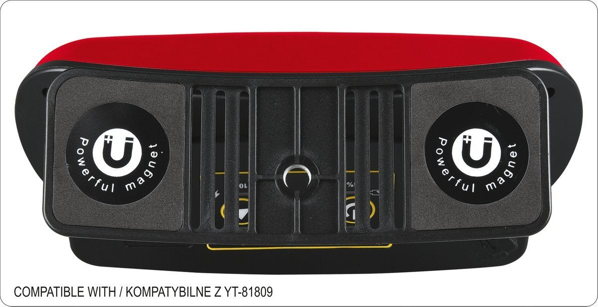 Perkeliamas žibintas su garsiakalbiu | 2X15W | 2000LM, LI-ION 3.7V 4400MAH, bluetooth POWERBANK (YT-81808)