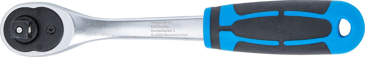 Rankena galvutėms terkšlinė | smulkūs dantukai | 10 mm (3/8") (631)