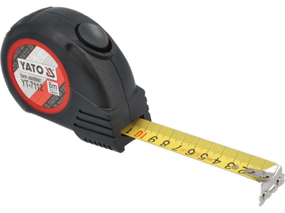 Ruletė su magnetu | 8 m x 25 mm (YT-7112)