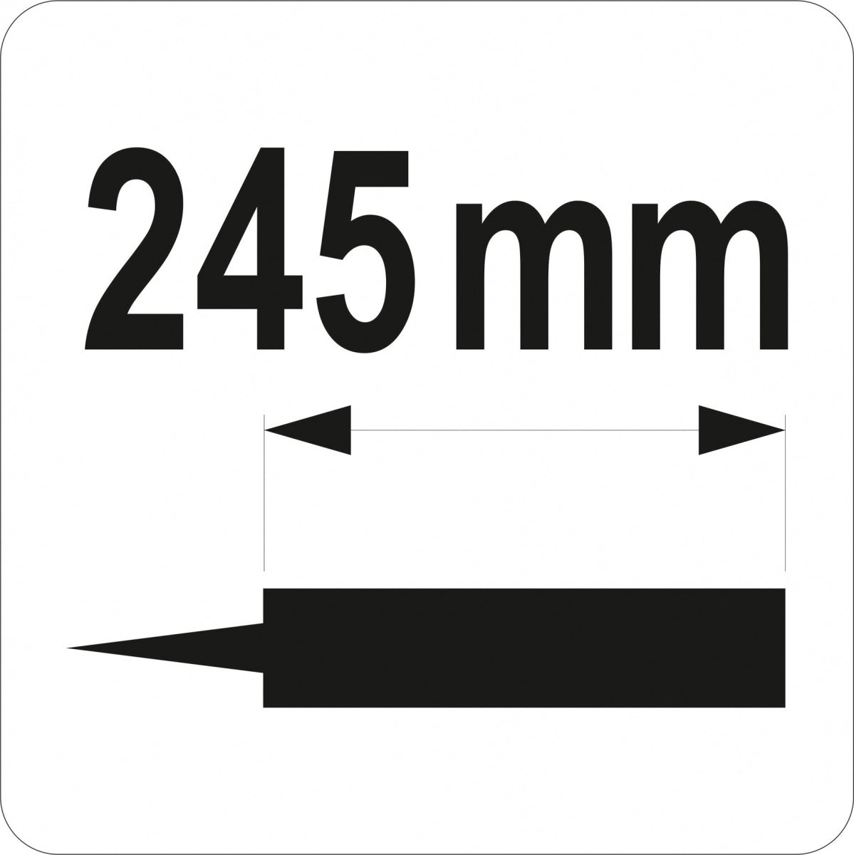 Pistoletas hermetikui | dviguboms kasetėms | 245 mm (YT-67574)