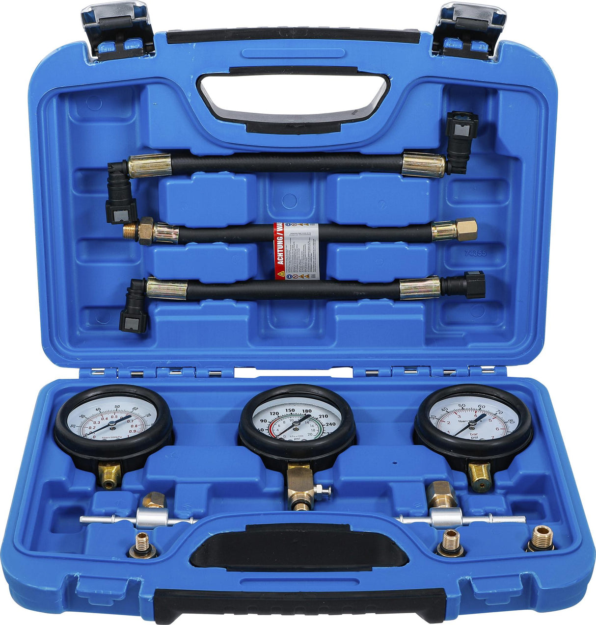 Kuro ir suspaudimo slėgio matuoklių rinkinys | motociklams | 11 vnt. (74355)