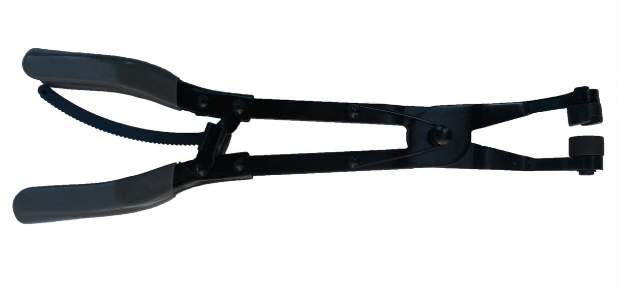 Replės aušinimo žarnų sąvaržom | su terkšle | lenktos | 340 mm (SK1976)