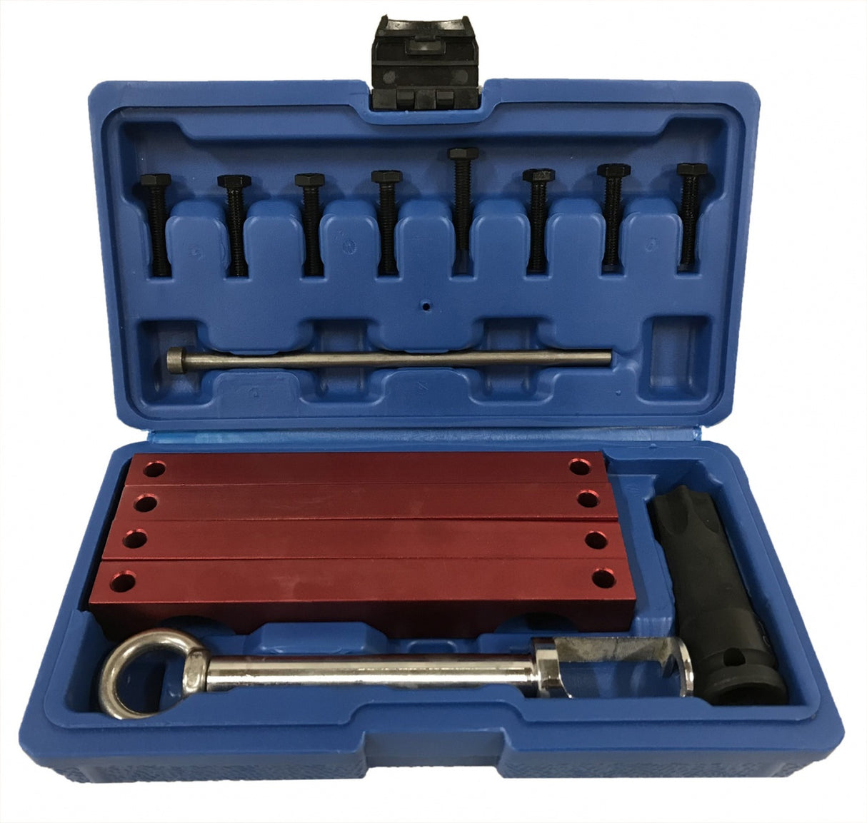 Variklio fiksavimo įrankių rinkinys | Mercedes-Benz | M157/M276/M278 su T100 ir purkštukų nuėmėju (CRP7S)