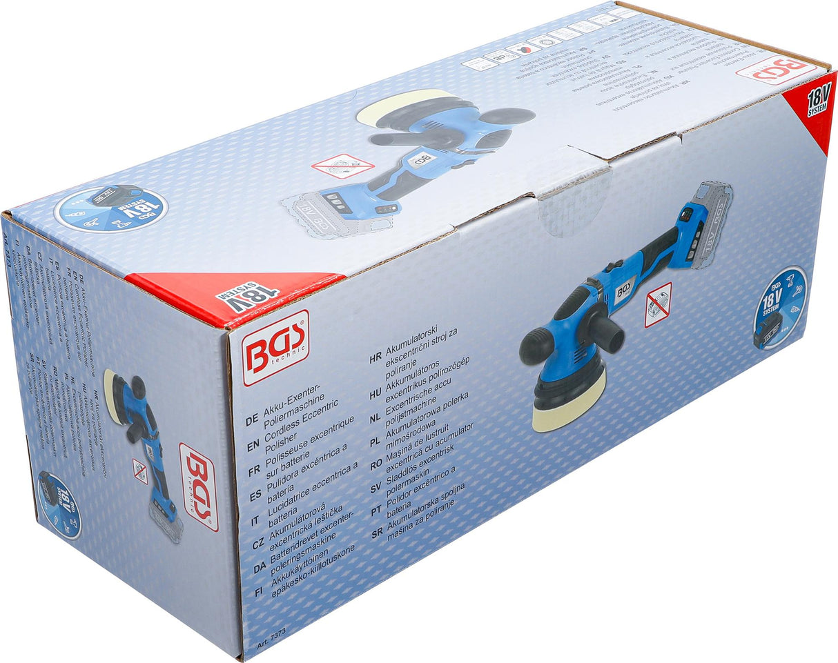 Belaidis ekscentrinis poliruoklis | bešepetėlinis | 18 V | be baterijos (7373)