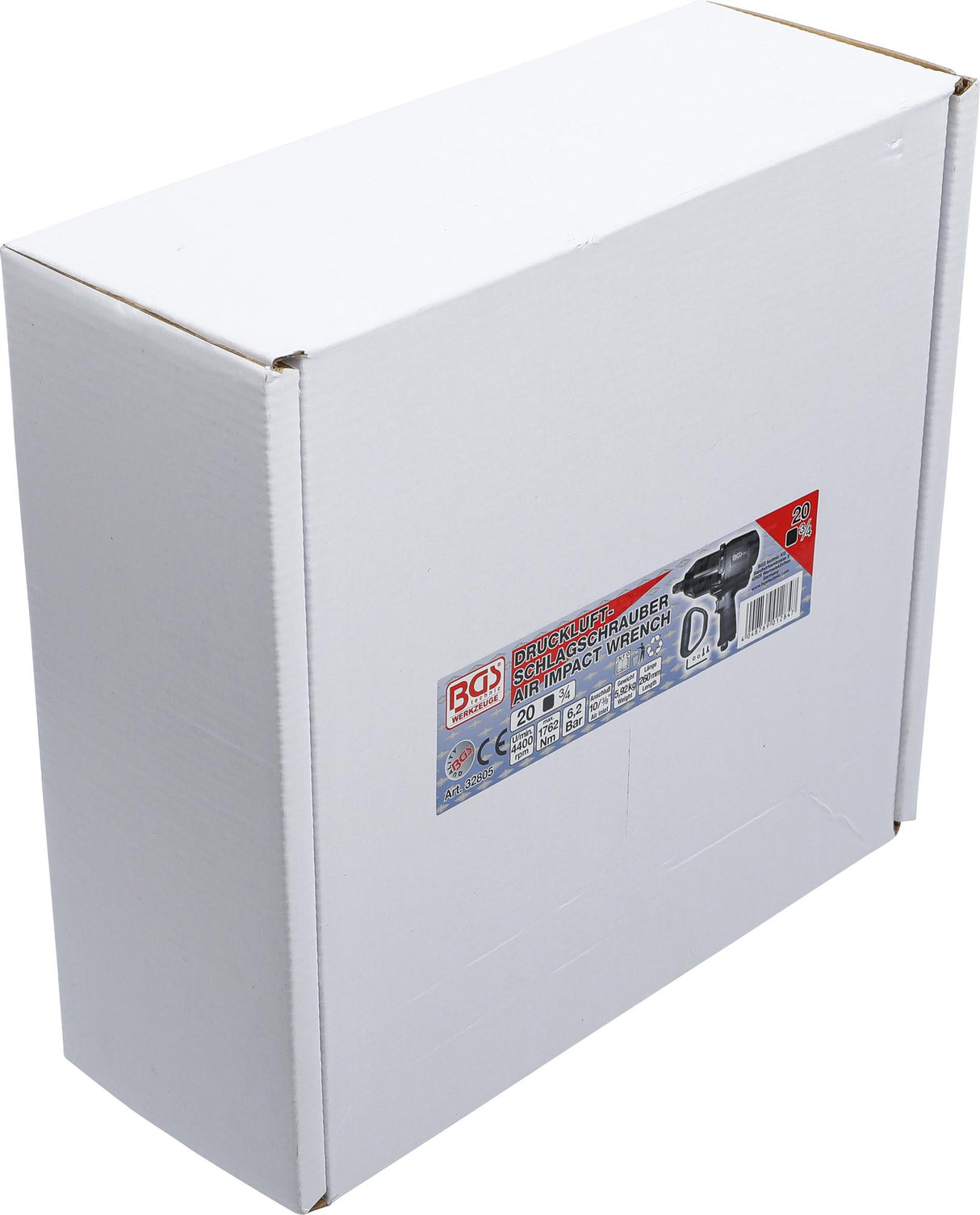 Pneumatinis smūginis veržliasukis | 20 mm (3/4") | 1600 Nm (32805)