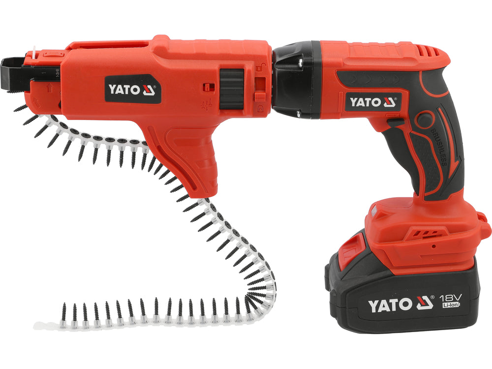 Gipskartonio suktukas akumuliatorinis | 18V | 4 Ah (YT-82075)