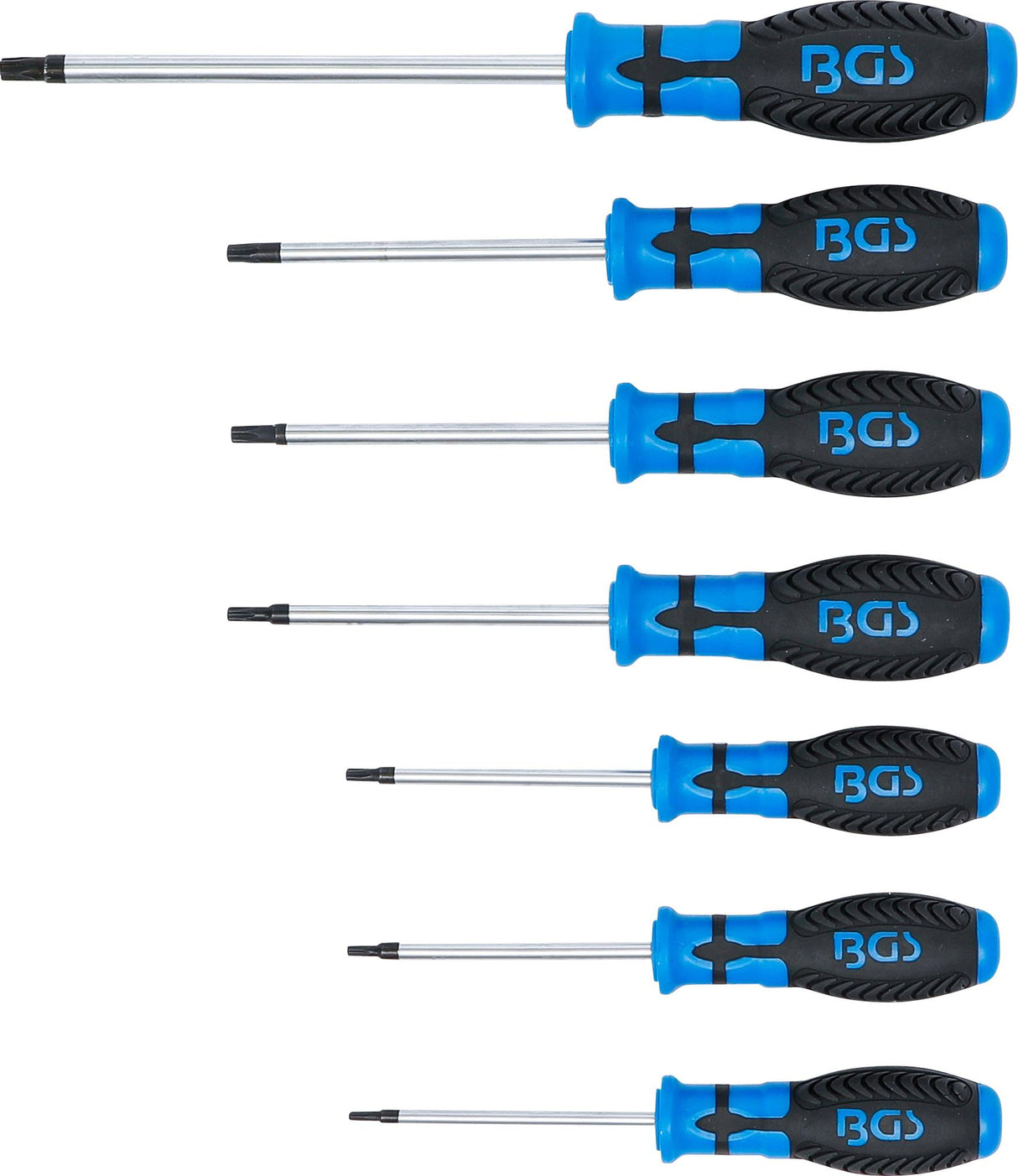 Atsuktuvų rinkinys | T-Star su skyle (Torx) | T10 - T40 | 7 vnt. (7841)