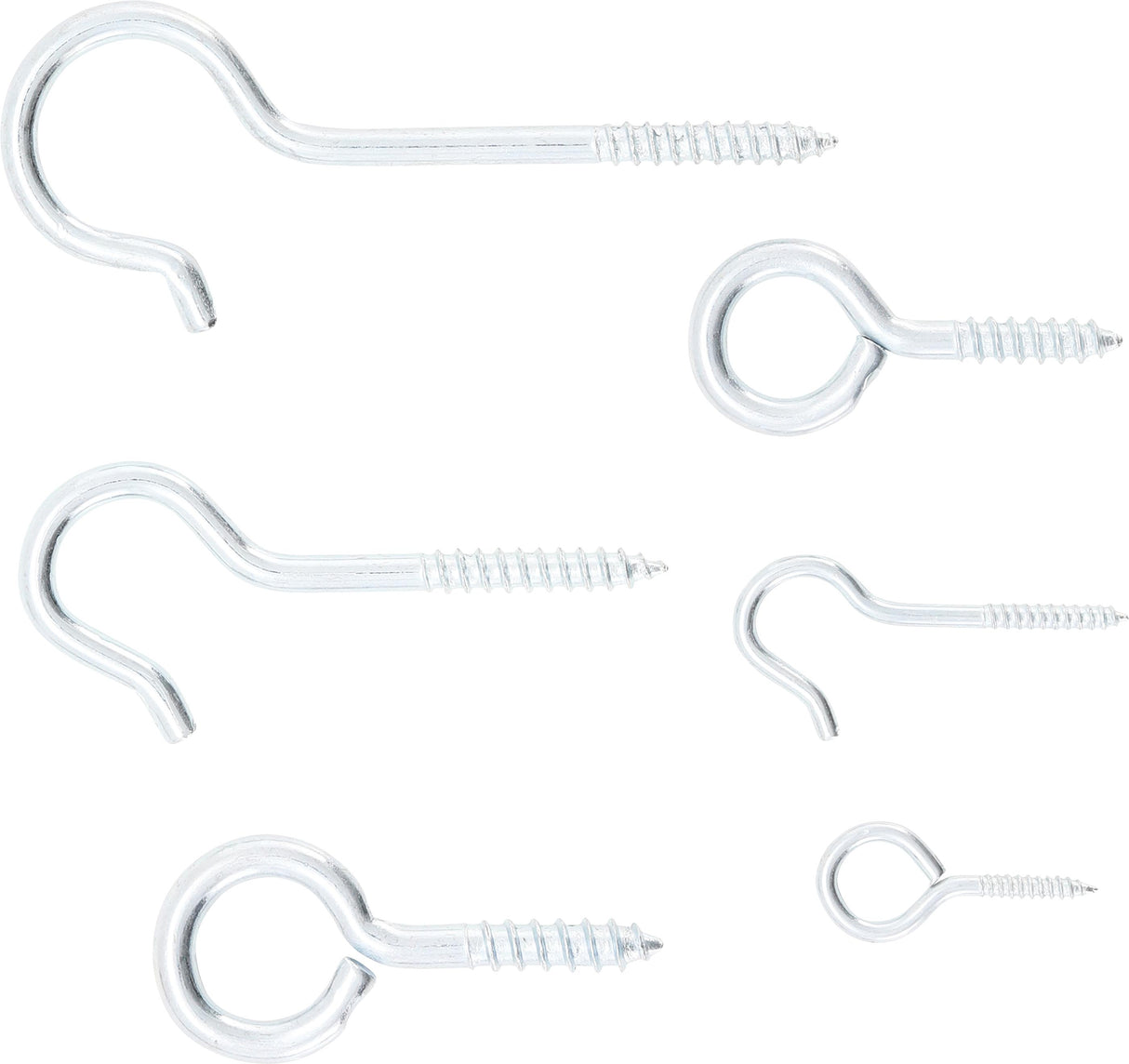 Įsukamų / sraigtinių kablių asortimentas | 151 vnt. (8136)