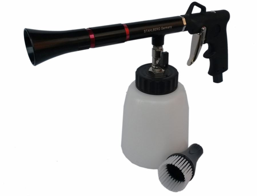 Pneumatinis plovimo/džiovinimo pistoletas su varikliuku ir šepečiu (RH2001A)
