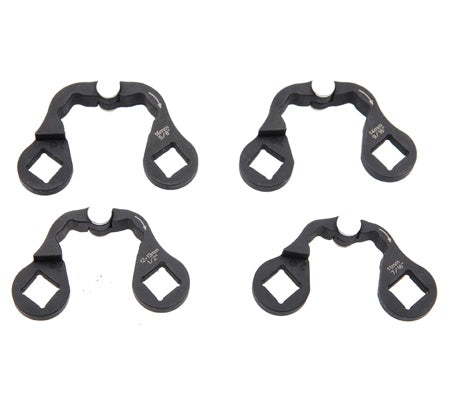 Peteliškės tipo raktų komplektas 4vnt, 11.2-16 mm (1380)