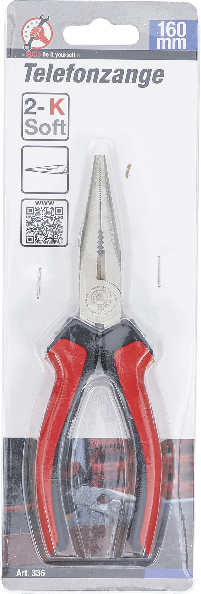 Replės telefoninės | tiesios | 160 mm (336)