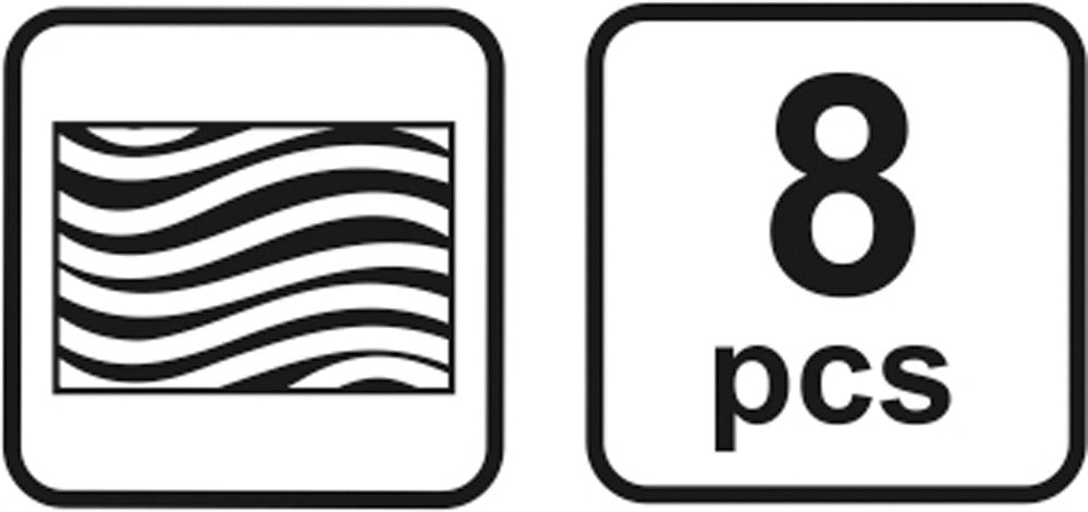 Grąžtų medžiui rinkinys | 3-10 mm | 8 vnt. (22381)