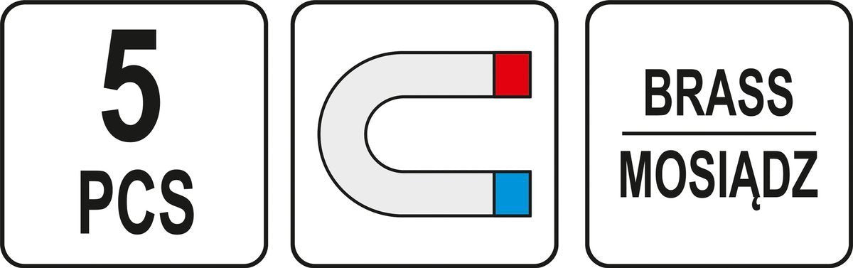 Aksesuarai laidų priegos rinkiniui | 5 vnt. (YT-23201)