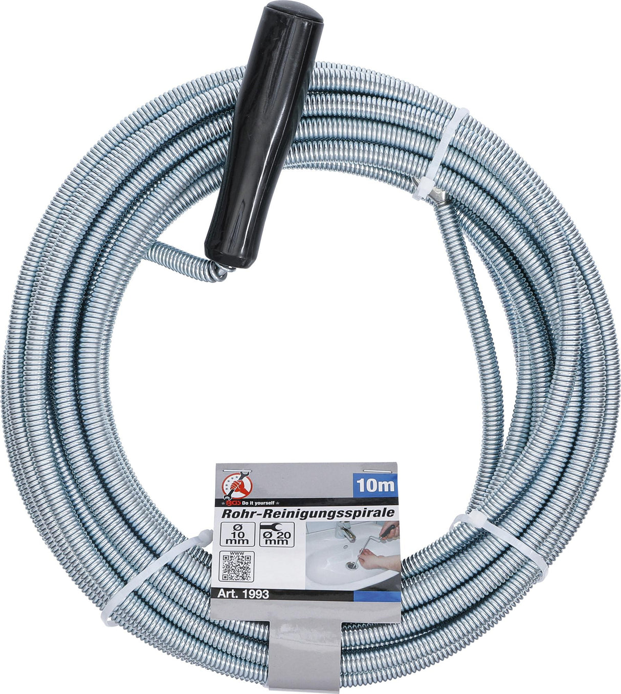 Gyvatukas kanalizacijai / vamzdžių valymo spiralė | 10 m (1993)