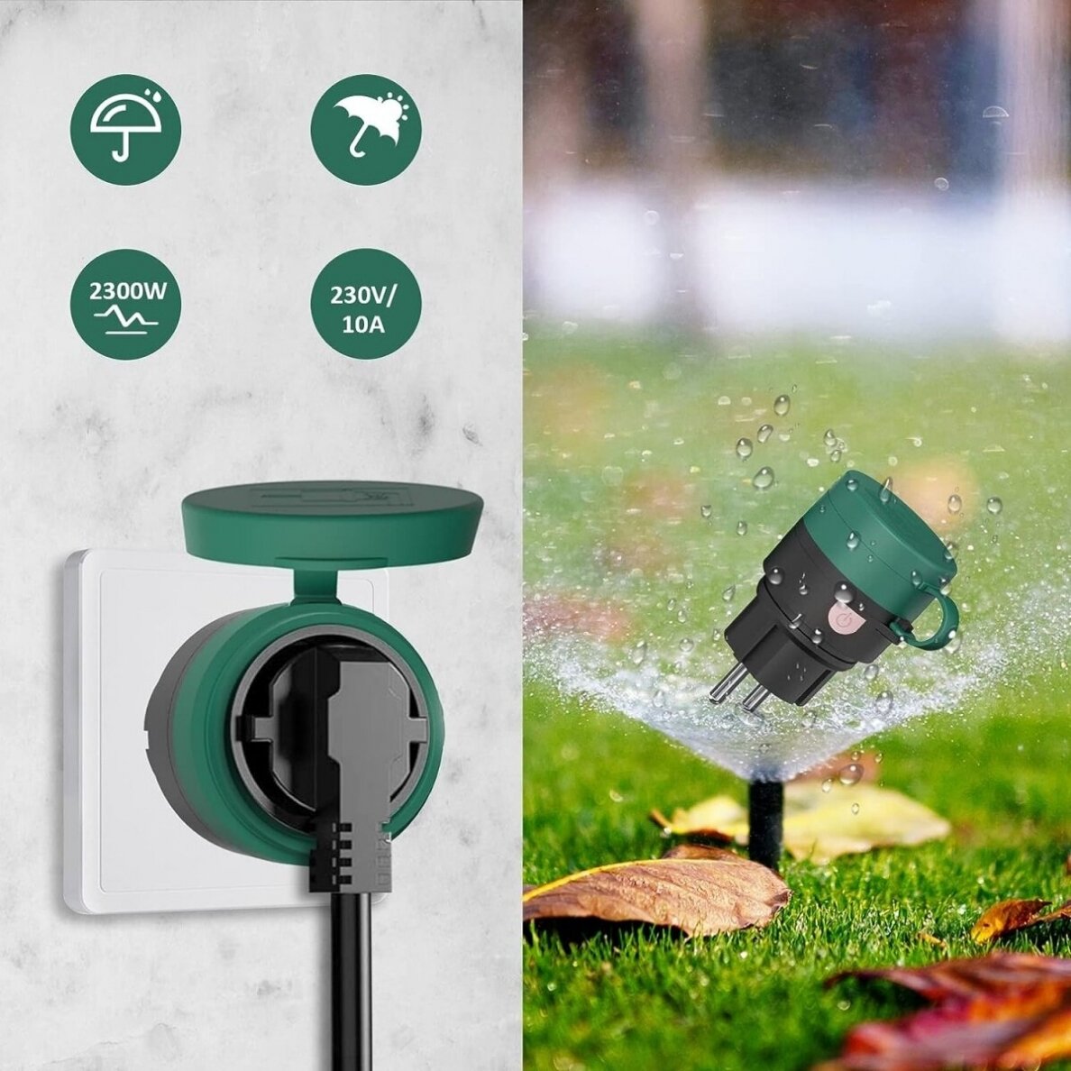 Nuotoliu valdoma rozetė | su distanciniu valdymu (RSC3)