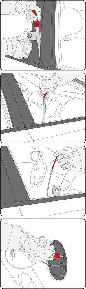 Automobilio avarinio atidarymo įrankiai (YT-08385)