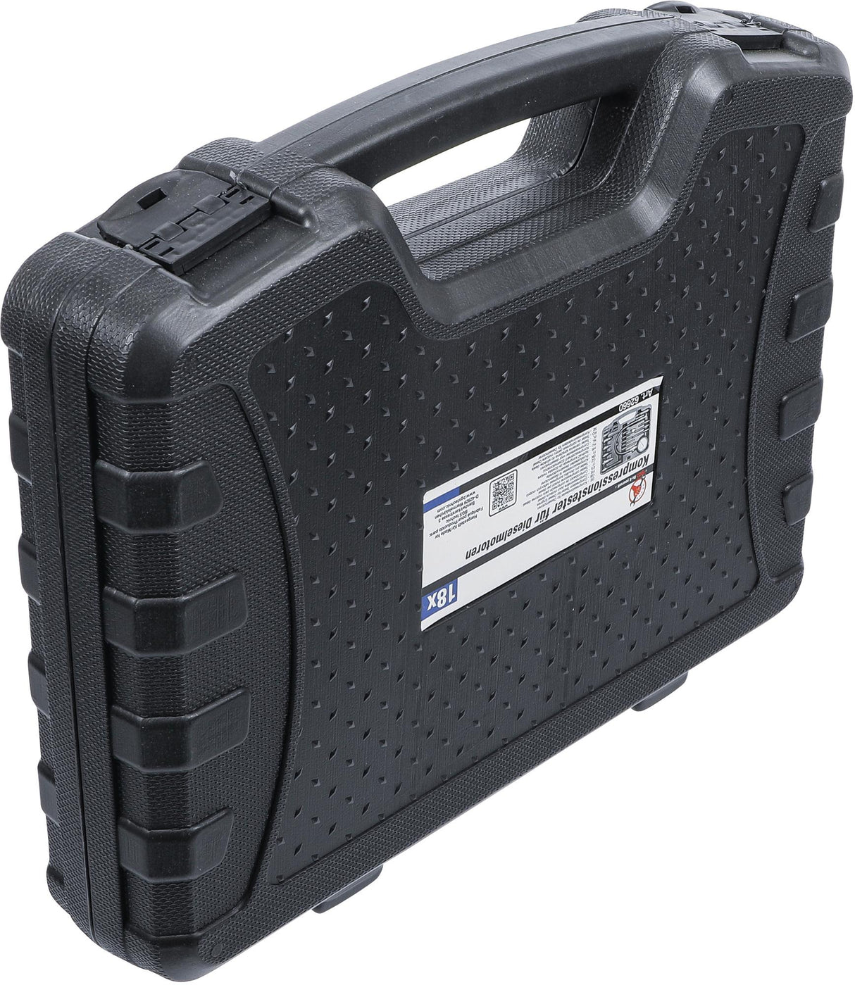 Dyzelinis kompresijos matuoklis su adapteriais (62660)