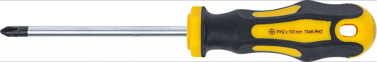Atsuktuvas kryžminis | Cr-V | PH2x100 mm (7946-PH2)