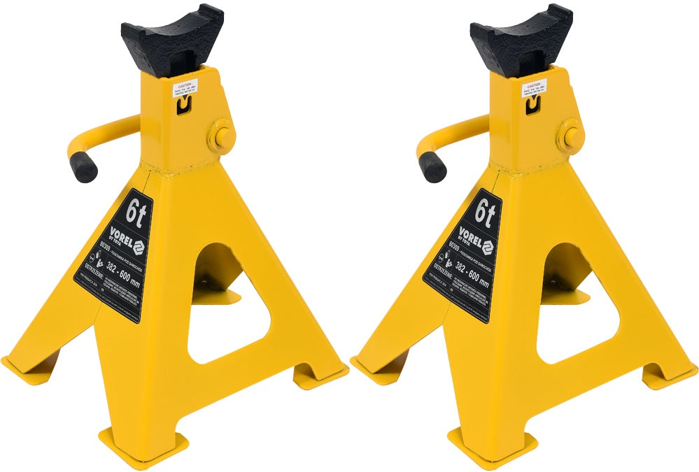 Atramų komplektas | 382- 600 mm / 6T | 2 vnt. (80309)