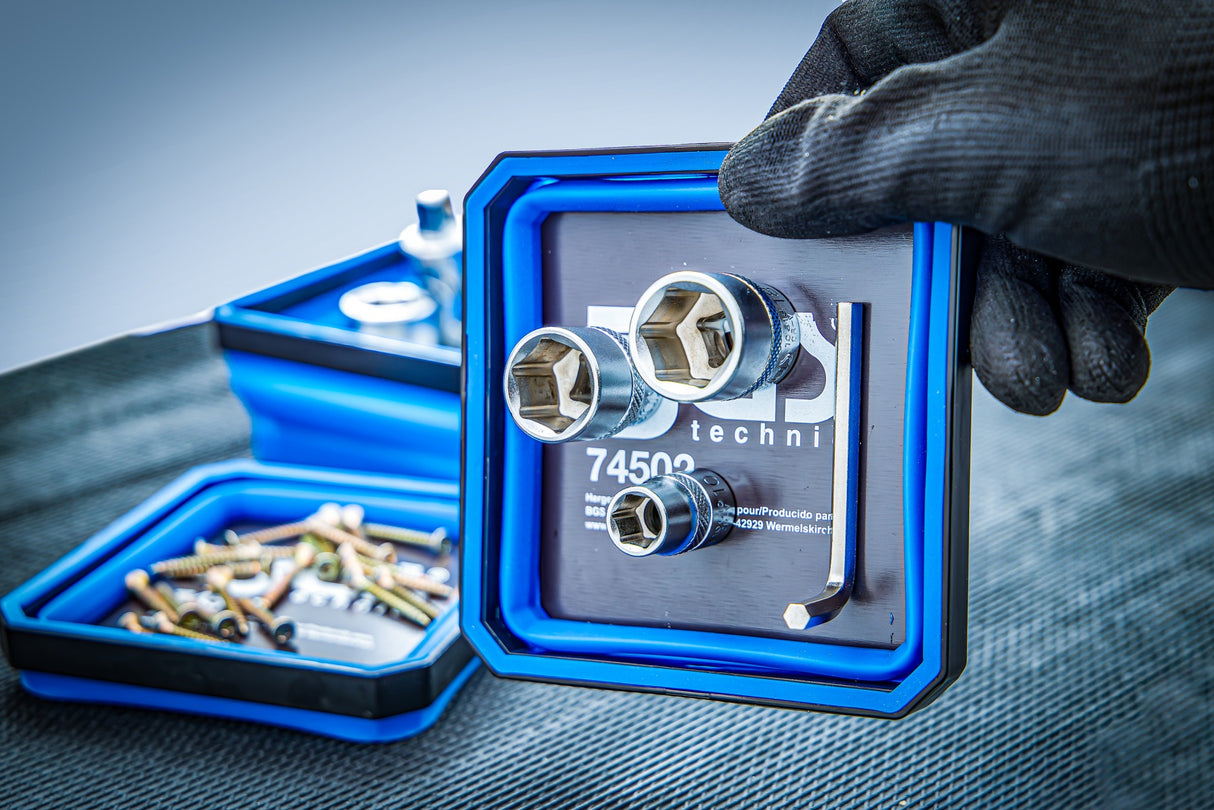 Magnetinių indų rinkinys | Silikonas | lanksčios | 4 vnt. (74502B)