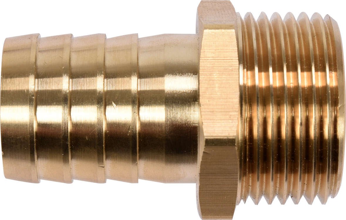 Antgalis žalvarinis / sriegis 25 mm (1") | sodo siurblių pajungimui (YT-85395)