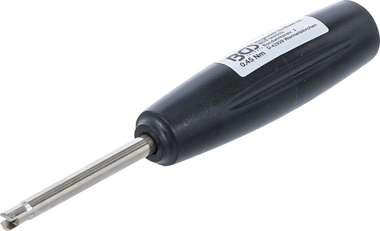 Jėgos / sukimo momento raktas ventiliams | 0.45 Nm (1551)
